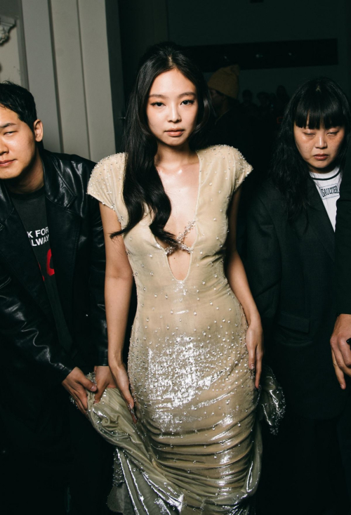 Jennie at Jean-Paul Gaultier Haute Couture Show, January 2025