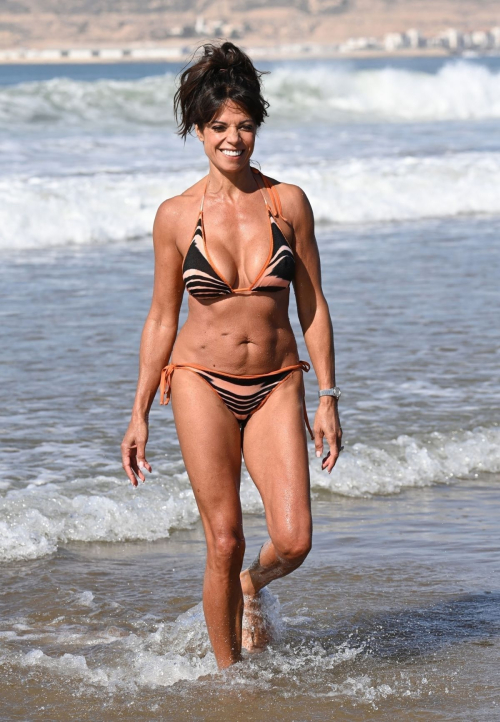 Jenny Powell in Bikini at Beach in Morocco, January 2025 6