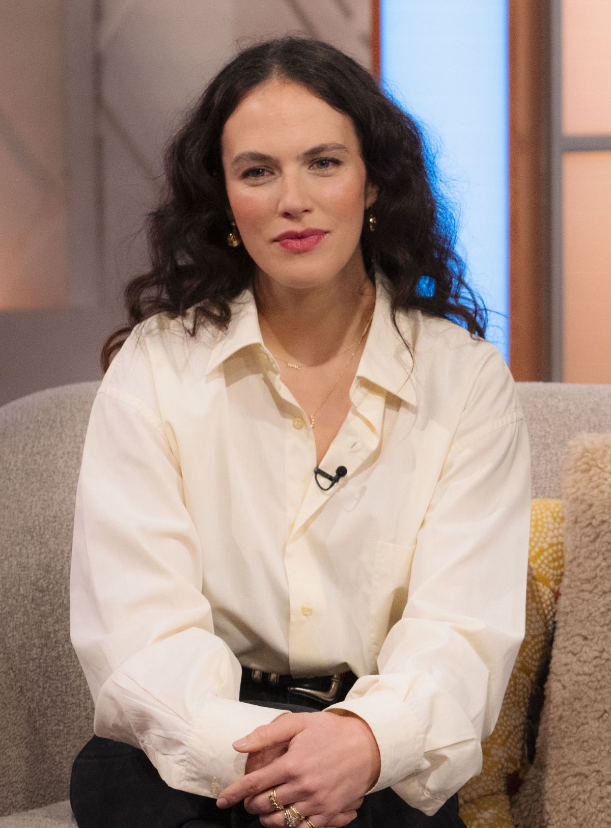 Jessica Brown-Findlay at This Morning TV Show, January 2025