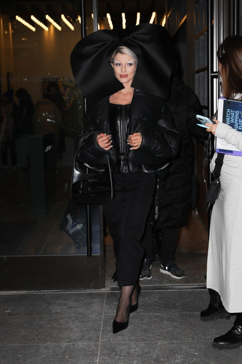 Julia Fox Exits WWHL Studios in New York City, January 2025 5