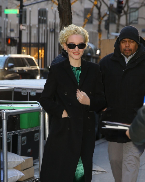 Julia Garner Arrives at Live with Kelly and Mark, January 2025