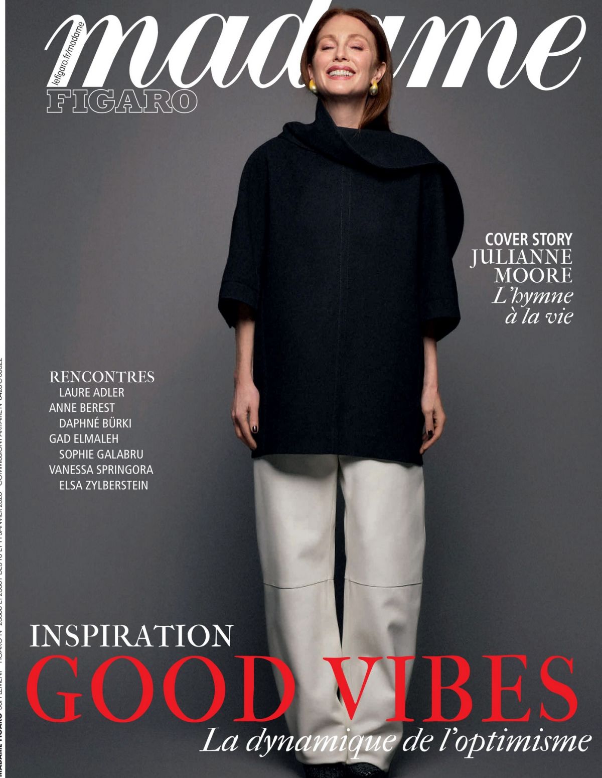 Julianne Moore in Madame Figaro, January 2025