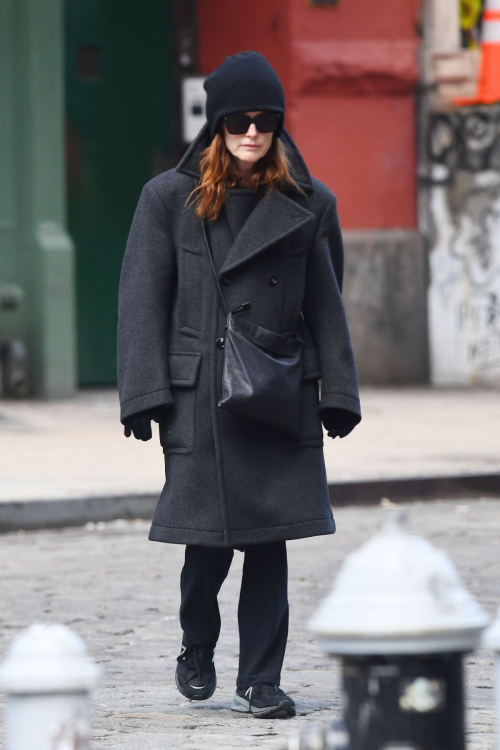 Julianne Moore Out and About in New York City, January 2025