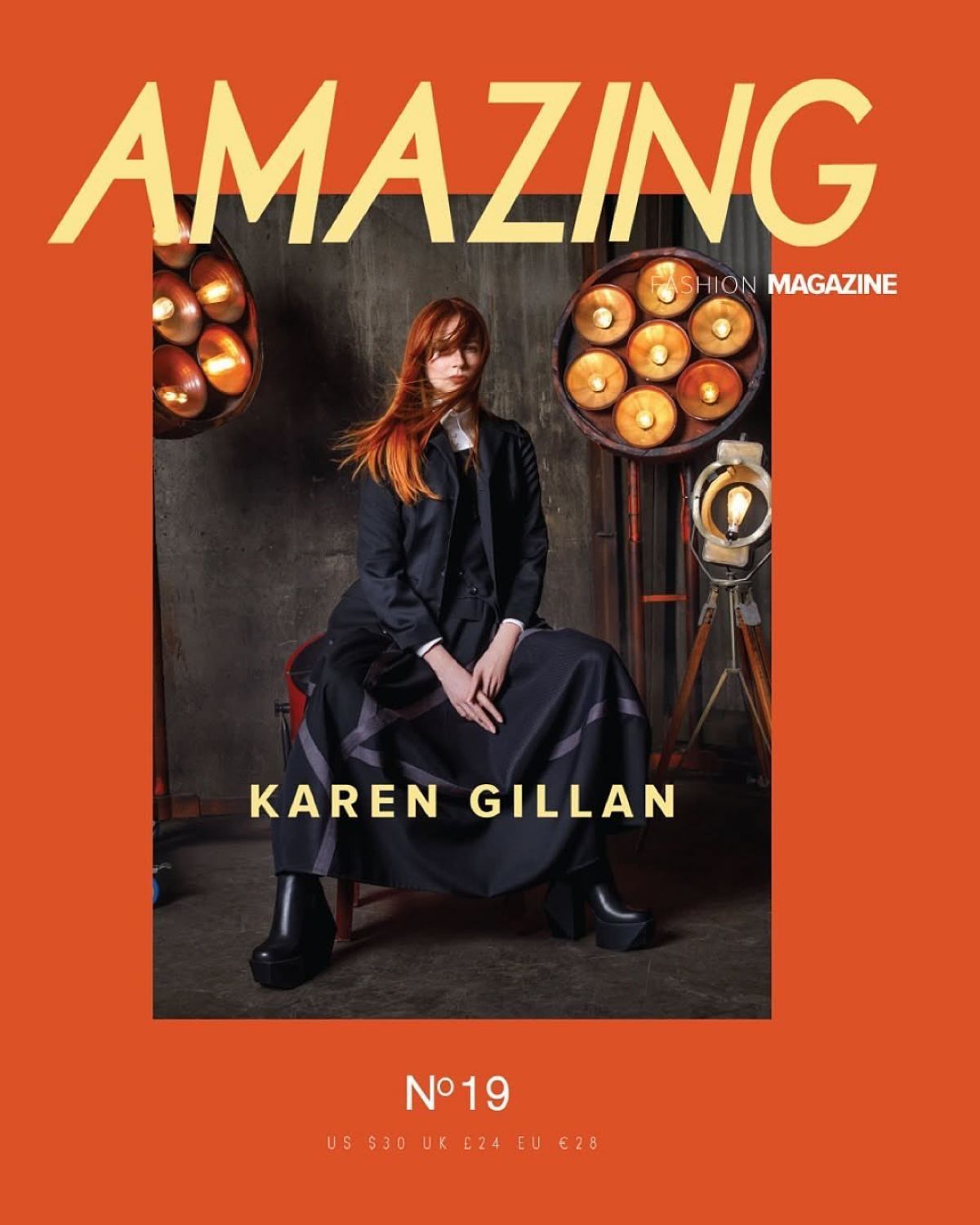 Karen Gillan Featured in The Amazing Magazine, January 2025