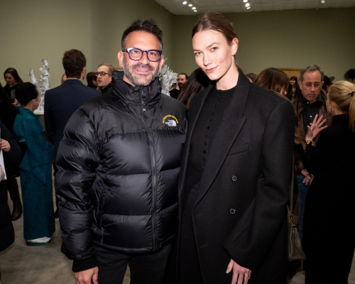 Karlie Kloss at Setsuko: Kingdom of Cats Exhibition Opening, January 2025