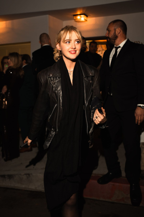 Kathryn Newton Arrives at Vas Morgan's Golden Globes Party, January 2025