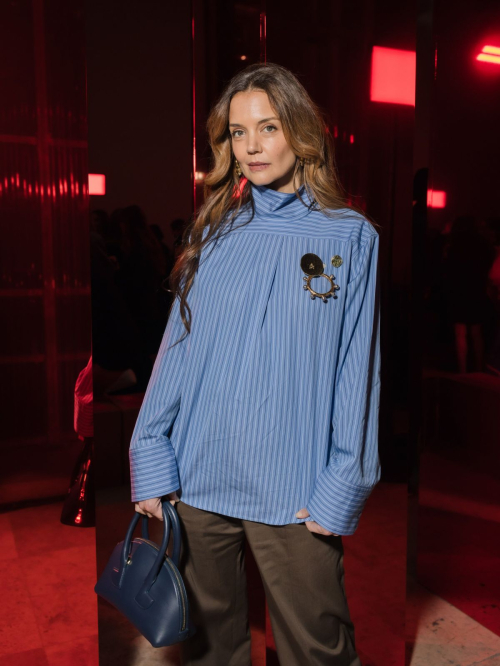 Katie Holmes at Patou Fashion Show, January 2025 4