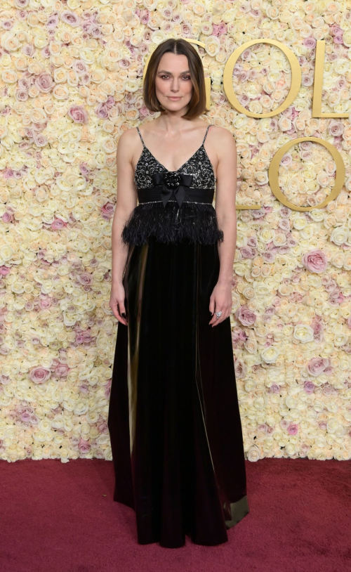 Keira Knightley Wows in Chanel at Golden Globes, January 2025 6