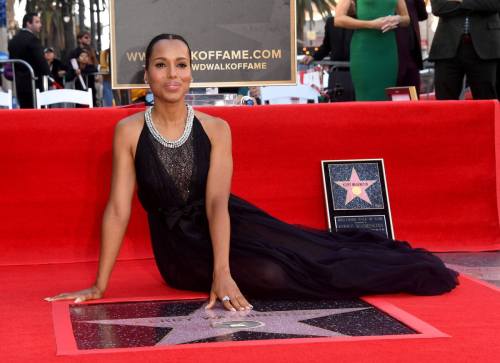 Kerry Washington Honored on Hollywood Walk of Fame, January 2025 8