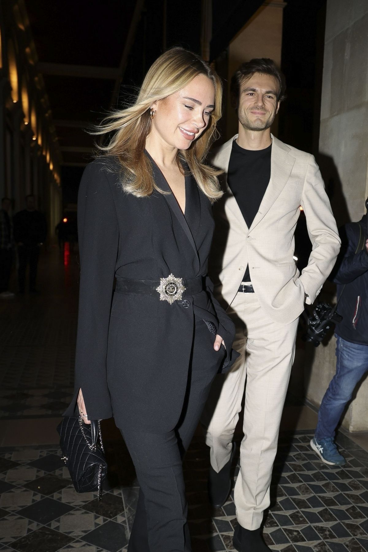 Kimberley Garner Spotted with Mystery Man at Costes, January 2025