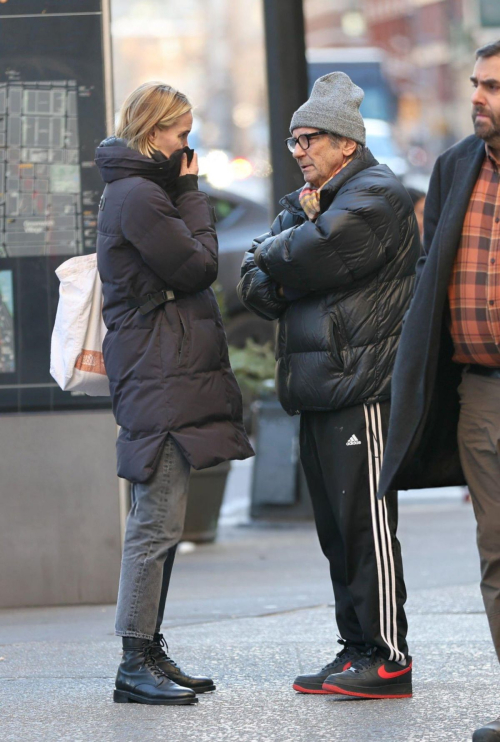 Leslie Bibb Chats with Griffin Dunne in New York City, January 2025