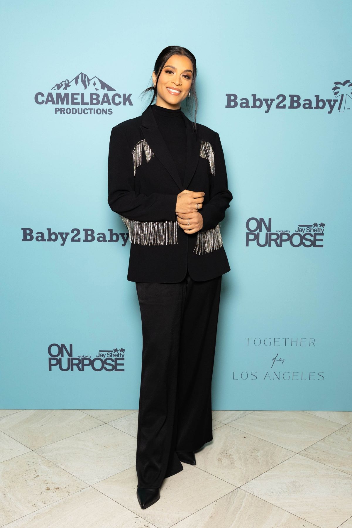 Lilly Singh at Baby2Baby Fundraiser Event in Los Angeles, January 2025