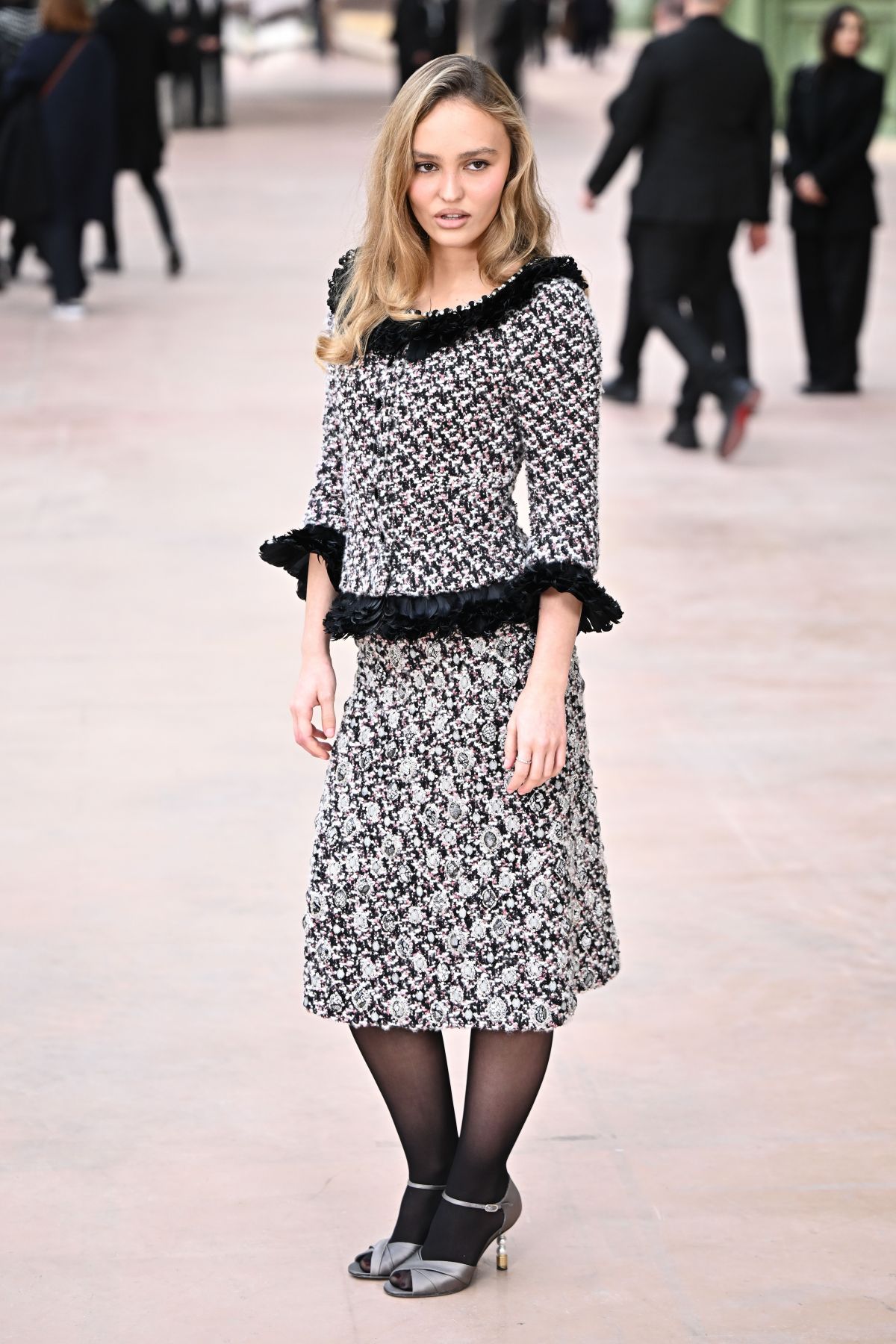 Lily-Rose Depp at Chanel Haute Couture Show, January 2025