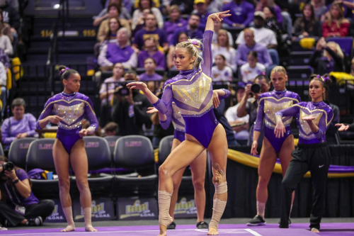 Livvy Dunne at Florida v LSU Gymnastics Meet, January 2025 9