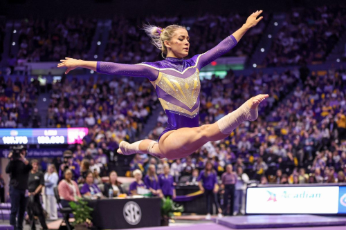 Livvy Dunne at Florida v LSU Gymnastics Meet, January 2025 10