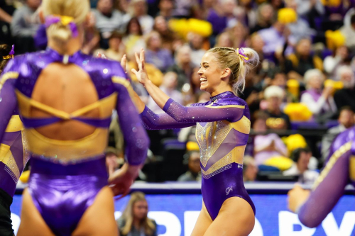 Livvy Dunne at Florida v LSU Gymnastics Meet, January 2025 12