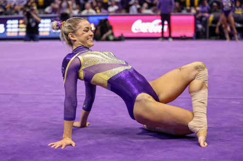 Livvy Dunne at Florida v LSU Gymnastics Meet, January 2025 14