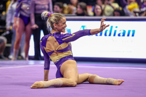 Livvy Dunne at Florida v LSU Gymnastics Meet, January 2025 15