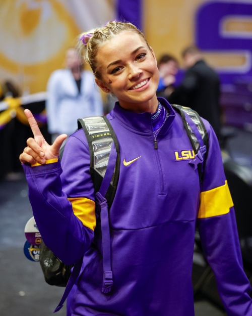 Livvy Dunne at Florida v LSU Gymnastics Meet, January 2025 3