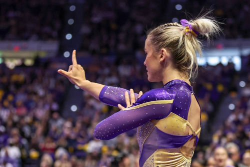 Livvy Dunne at Florida v LSU Gymnastics Meet, January 2025 4