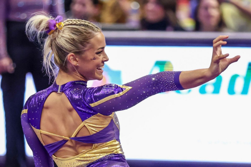 Livvy Dunne at Florida v LSU Gymnastics Meet, January 2025 5