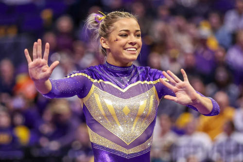 Livvy Dunne at Florida v LSU Gymnastics Meet, January 2025 6