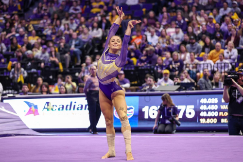 Livvy Dunne at Florida v LSU Gymnastics Meet, January 2025 8