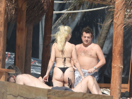 Lottie Moss in Bikini at Beach in Tulum, January 2025 1