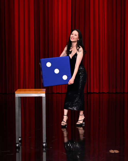 Lucy Liu Dazzles on Tonight Show, January 2025 2