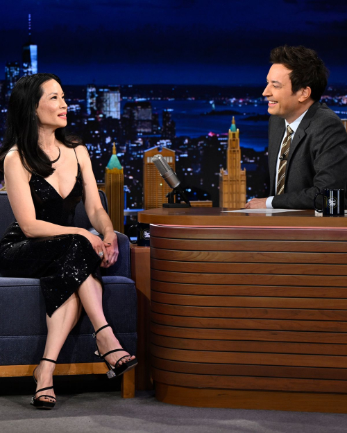 Lucy Liu Dazzles on Tonight Show, January 2025 3