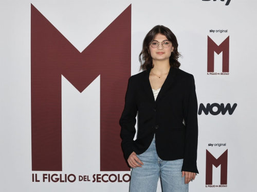 Matilde Potenza Stuns at M - Son of the Century Photocall, January 2025 2