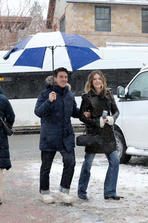 Meghann Fahy and Stephen Simbari at Sundance Film Festival, January 2025 2