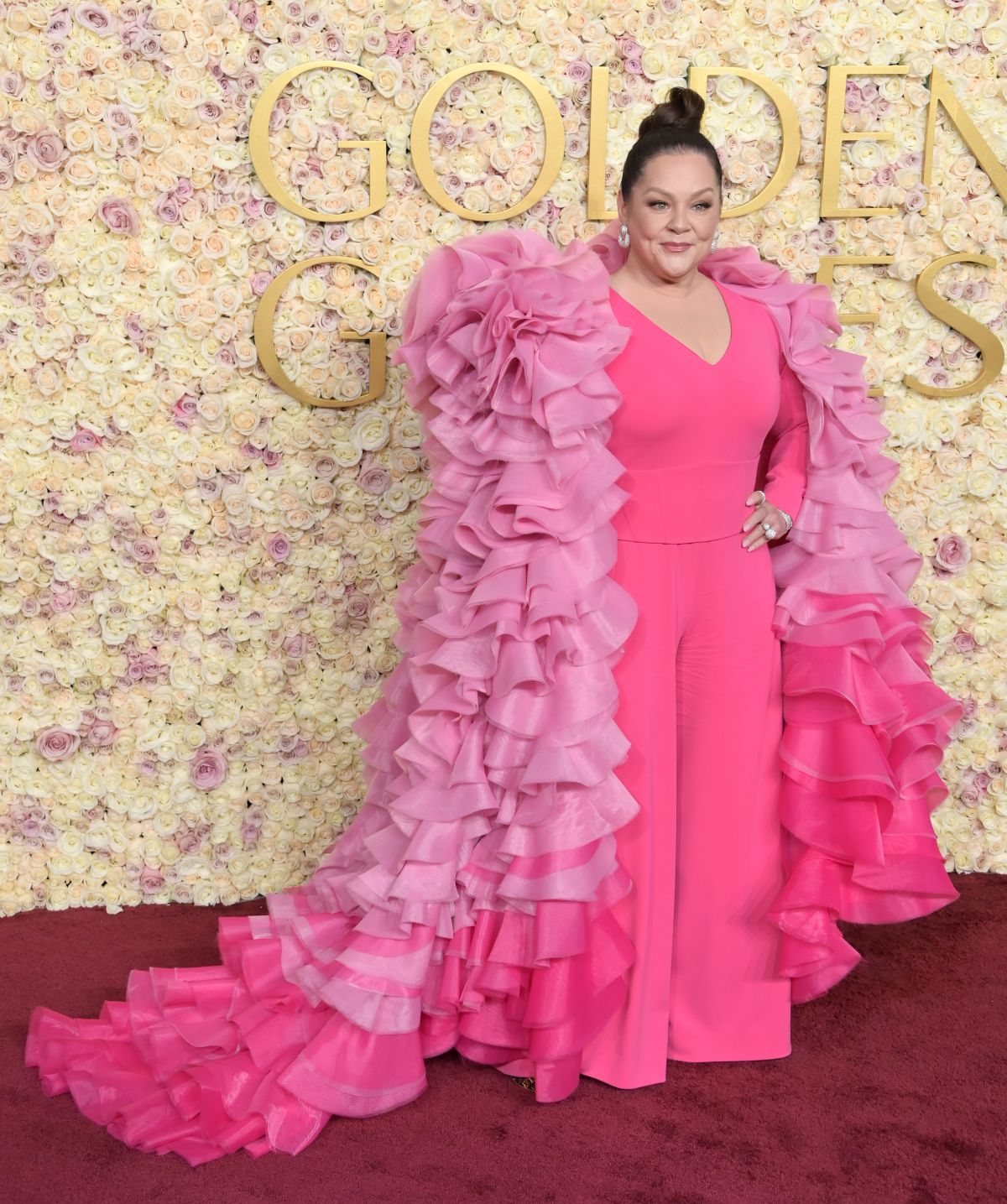 Melissa McCarthy Turns Heads in a Dramatic Gown at Golden Globes, January 2025