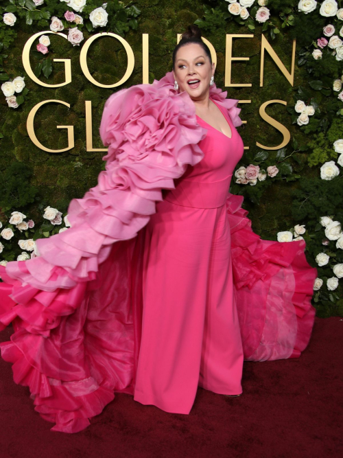 Melissa McCarthy Turns Heads in a Dramatic Gown at Golden Globes, January 2025 3