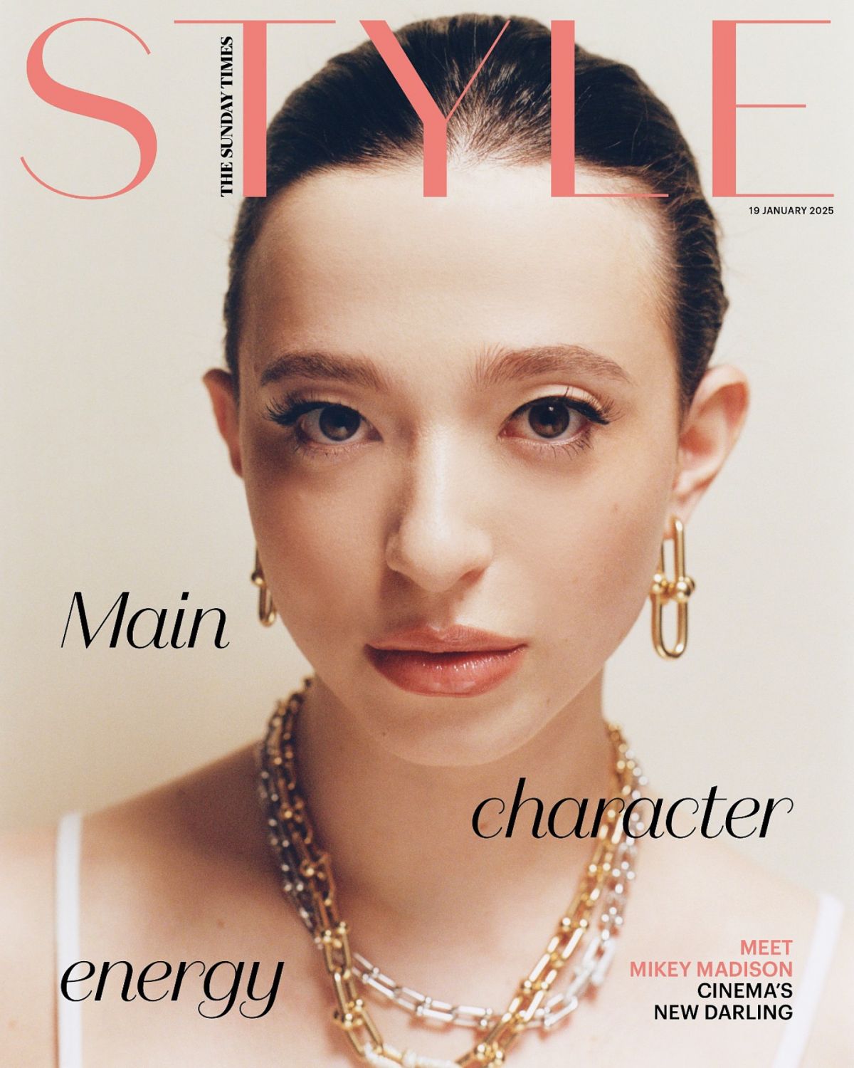 Mikey Madison for The Sunday Times Style, January 2025