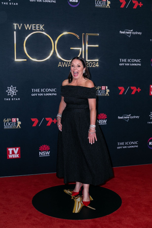 Myf Warhurst at the 64th TV WEEK Logie Awards, August 2024