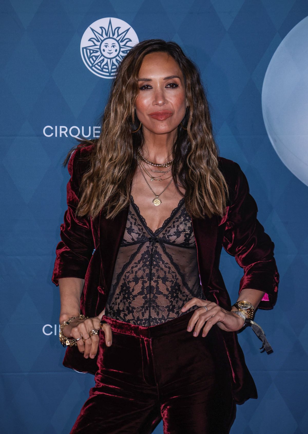 Mylène Klass Spotted at Cirque du Soleil Corteo Premiere, January 2025