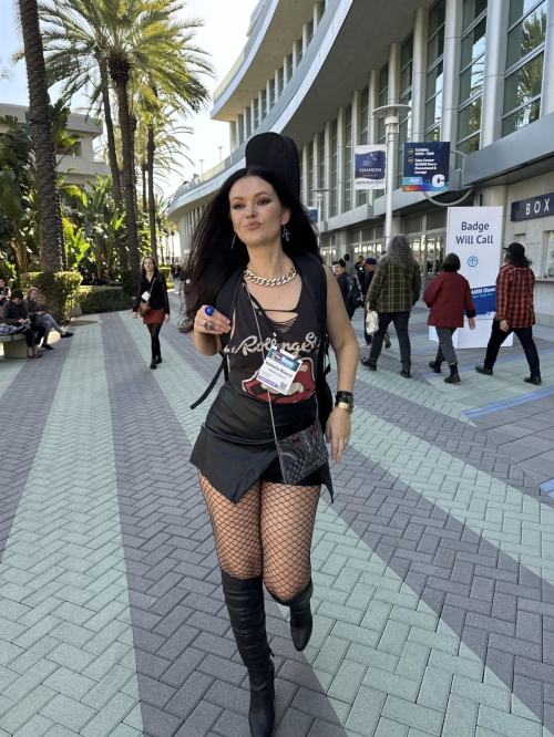 Natasha Blasick Arrives at NAMM 2025, January 2025​ 1