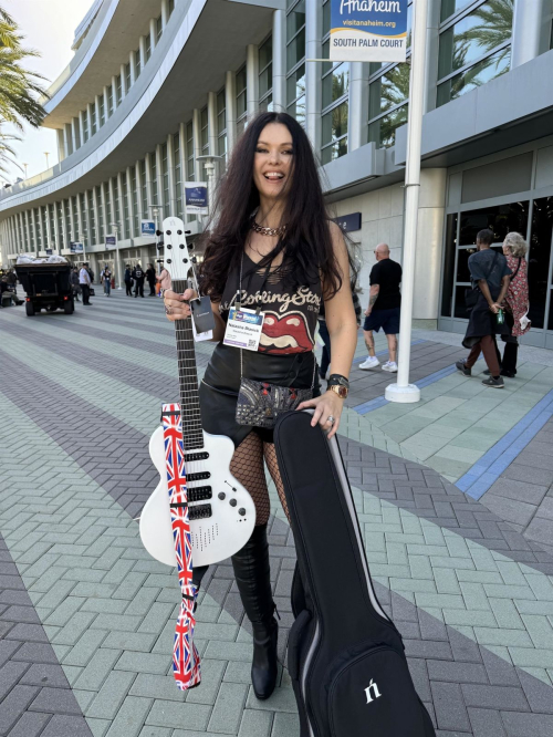 Natasha Blasick Arrives at NAMM 2025, January 2025​ 3