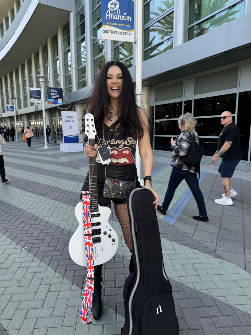 Natasha Blasick Arrives at NAMM 2025, January 2025​ 5