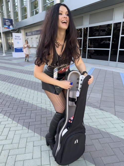 Natasha Blasick Arrives at NAMM 2025, January 2025​ 6