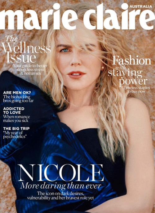 Nicole Kidman Covers Marie Claire Australia, February 2025