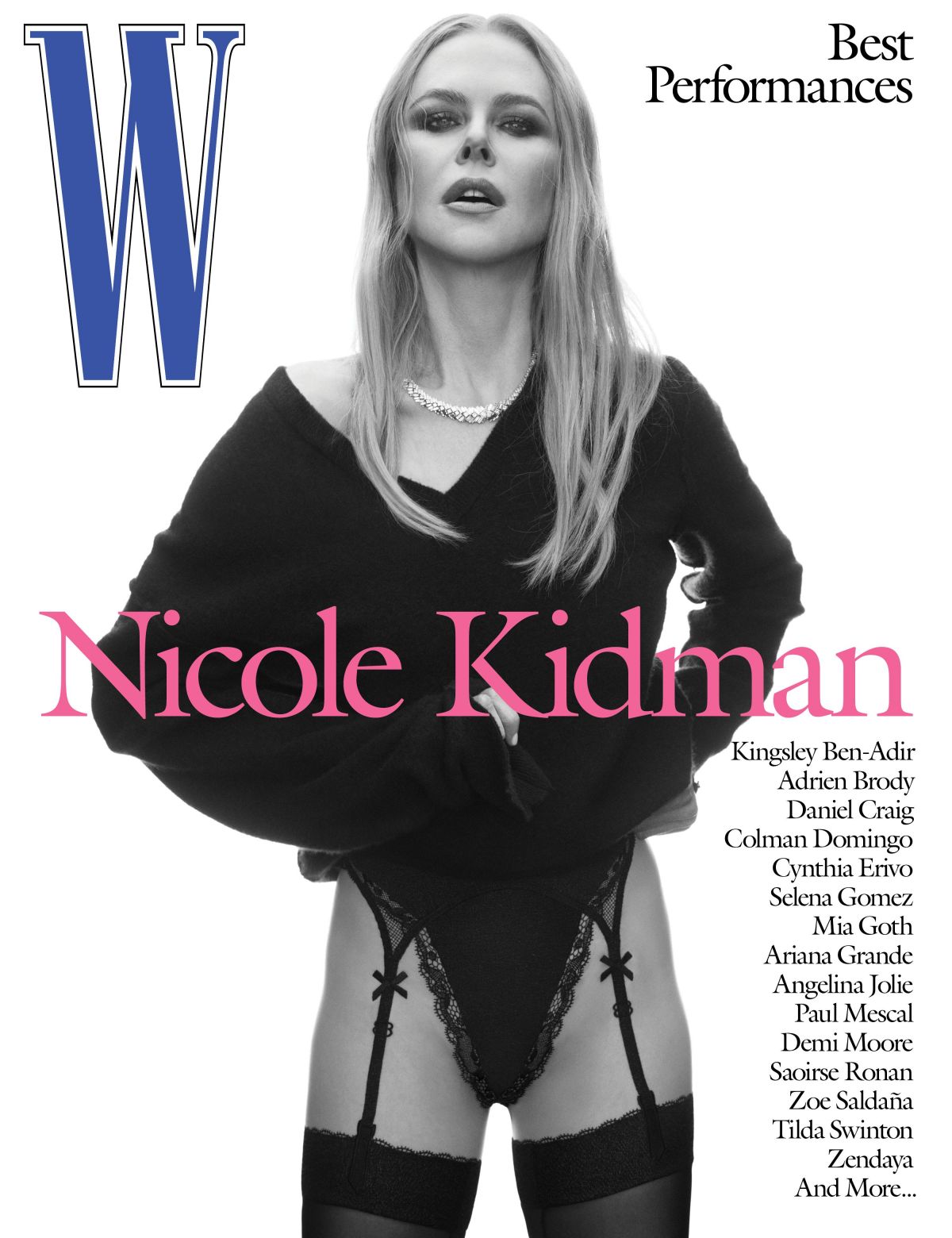 Nicole Kidman Graces W Magazine Best Performances, January 2025