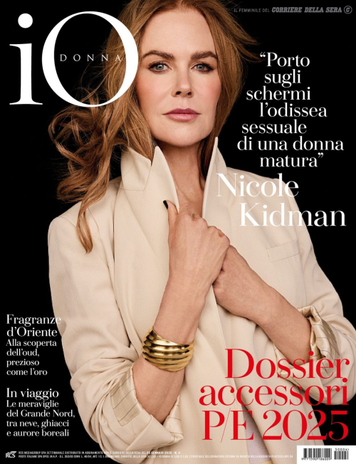 Nicole Kidman in Io Donna, January 2025