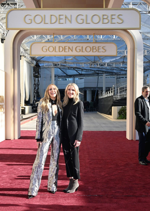 Nikki Glaser and Helen Hoehne at Golden Globe Awards, January 2025