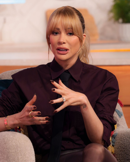 Olivia Attwood at Lorraine TV Show, January 2025 2