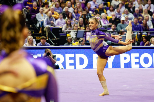 Olivia Dunne at Florida v LSU Gymnastics Meet, January 2025 4