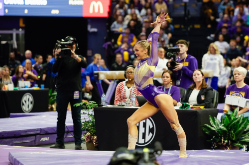 Olivia Dunne at Florida v LSU Gymnastics Meet, January 2025 6