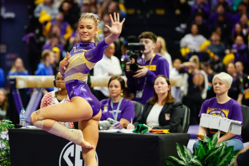 Olivia Dunne at Florida v LSU Gymnastics Meet, January 2025 7