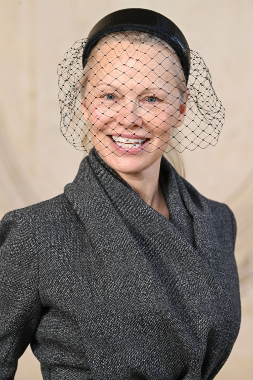 Pamela Anderson at Christian Dior Haute Couture Show, January 2025